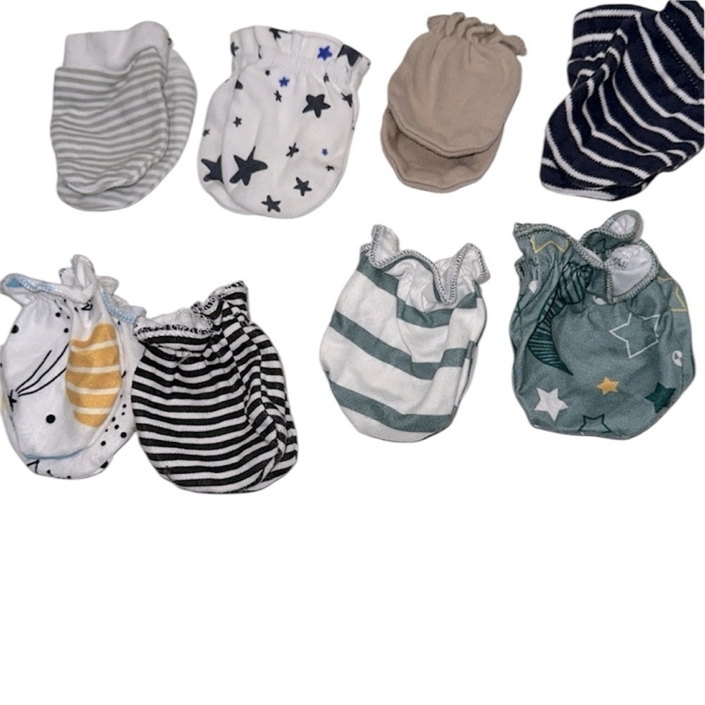 Assorted Baby Mittens Set